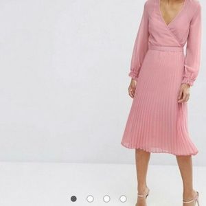 ASOS pleated midi dress!